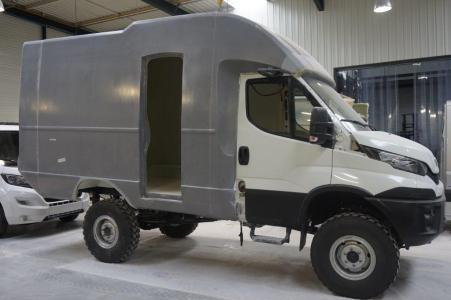 Cellule montée sur le camion